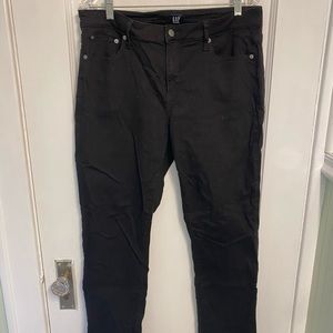 Black GAP Straight Jeans